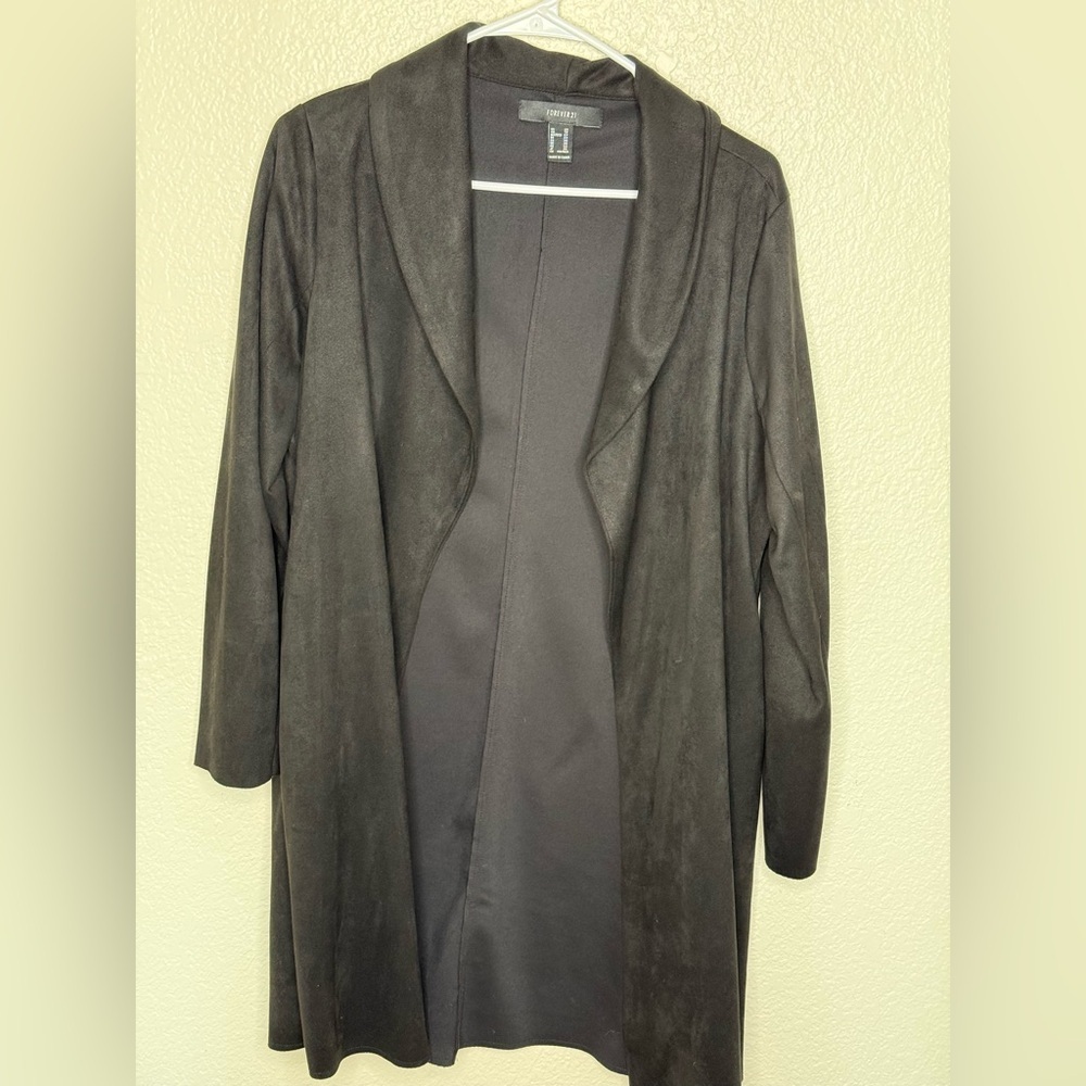 Forever 21 Black Trench Coat